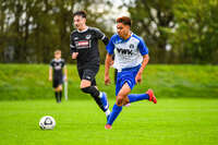11.10.2026, Bad Wörishofen, Bayern, Deutschland. U19 (A-Jun.) Kreisklasse Allgäu – Nord: FC Bad Wörishofen U19 gegen JFG Wertachtal U19. Spielort: Stadion Unteres Hart. Saison 2026/2027. Julian Bleyer (FC Bad Wörishofen) beim Laufen, im Sprint, in einer Laufszene