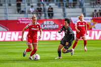 31.08.2026, München, Deutschland. Google Pixel Frauen-Bundesliga: FC Bayern München Frauen gegen 1. FSV Mainz 05 Frauen am FC Bayern Campus. Erstes Heimspiel des FC Bayern München in der Saison 2026/27. Giulia Gwinn (FC Bayern Frauen)