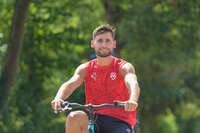 29.06.2026, Bad Wörishofen, Deutschland, Swiss Football League, SFL 2026/2027, Der FC Vaduz startet mit der ersten Trainingseinheit in sein Sommertrainingslager in Bad Wörishofen (Unterallgäu). Der Verein bereitet sich dort auf die Saison 2026/2027 vor. Milos Cocic (FC Vaduz)