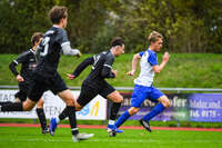 11.10.2026, Bad Wörishofen, Bayern, Deutschland. U19 (A-Jun.) Kreisklasse Allgäu – Nord: FC Bad Wörishofen U19 gegen JFG Wertachtal U19. Spielort: Stadion Unteres Hart. Saison 2026/2027. Niklas Lichtenberg (FC Bad Wörishofen) beim Laufen, im Sprint, in einer Laufszene