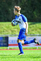 04.10.2026, Bad Wörishofen, Deutschland. U19 (A-Jun.) Kreisklasse Allgäu - Nord: FC Bad Wörishofen U19 gegen SG Unterrieden U19. Spielort: Stadion Am Unteren Hart. Niklas Lichtenberg (FC Bad Wörishofen) beim Jubel, jubelnd, feiernd