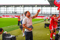 06.09.2026, München, Deutschland. Google Pixel Frauen-Bundesliga: FC Bayern München Frauen gegen SC Freiburg Frauen am FC Bayern Campus. Jose Barcala (Cheftrainer, FC Bayern Frauen)