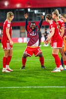 31.08.2026, München, Deutschland. Google Pixel Frauen-Bundesliga: FC Bayern München Frauen gegen 1. FSV Mainz 05 Frauen am FC Bayern Campus. Erstes Heimspiel des FC Bayern München in der Saison 2026/27. Bernadette Amani (FC Bayern Frauen)