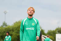 15.07.2026, Bad Wörishofen, Deutschland, 2. Bundesliga, Saison 2026/2027, Der SpVgg Greuther Fürth startet mit der ersten Trainingseinheit in sein Sommertrainingslager in Bad Wörishofen (Unterallgäu). Der Verein bereitet sich dort auf die Saison 2026/2027 vor. Ole Pohlmann (SpVgg Greuther Fürth)