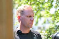 02.07.2026, Bad Wörishofen, Deutschland. Der FC Vaduz absolviert am vierten und vorletzten Tag seines Sommertrainingslagers Medientermine im Parkhotel Bad Wörishofen. Spieler, Trainer und insbesondere die Neuzugänge stehen für Interviews und Gespräche im Rahmen der Vorbereitung auf die Saison 2026/2027 der Swiss Football League (SFL) zur Verfügung. Marc Schneider (FC Vaduz)