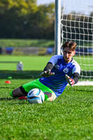 04.10.2026, Bad Wörishofen, Deutschland. U19 (A-Jun.) Kreisklasse Allgäu - Nord: FC Bad Wörishofen U19 gegen SG Unterrieden U19. Spielort: Stadion Am Unteren Hart. Moreno Cerneli (FC Bad Wörishofen) Torwart, Torhüter, Keeper