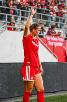 31.08.2026, München, Deutschland. Google Pixel Frauen-Bundesliga: FC Bayern München Frauen gegen 1. FSV Mainz 05 Frauen am FC Bayern Campus. Erstes Heimspiel des FC Bayern München in der Saison 2026/27. Klara Bühl (FC Bayern Frauen)