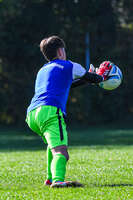 04.10.2026, Bad Wörishofen, Deutschland. U19 (A-Jun.) Kreisklasse Allgäu - Nord: FC Bad Wörishofen U19 gegen SG Unterrieden U19. Spielort: Stadion Am Unteren Hart. Moreno Cerneli (FC Bad Wörishofen) Torwart, Torhüter, Keeper