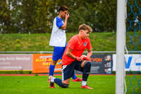 11.10.2026, Bad Wörishofen, Bayern, Deutschland. U19 (A-Jun.) Kreisklasse Allgäu – Nord: FC Bad Wörishofen U19 gegen JFG Wertachtal U19. Spielort: Stadion Unteres Hart. Saison 2026/2027. Julian Bleyer (FC Bad Wörishofen) traurig, bedrückt, niedergeschlagen