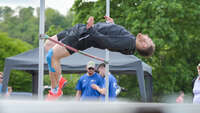 Mindelheim, Deutschland - 09.05.2026: Wettkampf bei der Internationalen Bodensee-Leichtathletik (IBL) 2026 im Julius-Stromayer-Stadion.