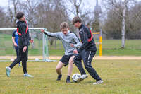 Bad Wörishofen, Deutschland – Vorbereitungstraining für das Schulderby 2026 zwischen der Wirtschaftsschule Bad Wörishofen und dem Josef-Bernhard-Gymnasium Türkheim auf dem Gelände der Wirtschaftsschule in Bad Wörishofen. Das Spiel ist für Mai 2026 geplant.
