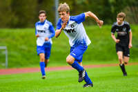 11.10.2026, Bad Wörishofen, Bayern, Deutschland. U19 (A-Jun.) Kreisklasse Allgäu – Nord: FC Bad Wörishofen U19 gegen JFG Wertachtal U19. Spielort: Stadion Unteres Hart. Saison 2026/2027. Niklas Lichtenberg (FC Bad Wörishofen) beim Laufen, im Sprint, in einer Laufszene