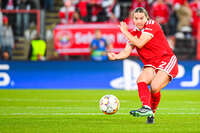 22.09.2026, Unterhaching, Deutschland. UEFA Women's Champions League, 1. Spieltag der Ligaphase: FC Bayern München Frauen gegen Manchester City. UWCL-Auftakt der FC Bayern Frauen und erstes UWCL-Pflichtspiel im neuen Zuhause Sportpark Unterhaching. Vanessa Gilles (FC Bayern Frauen)