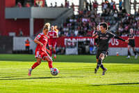 31.08.2026, München, Deutschland. Google Pixel Frauen-Bundesliga: FC Bayern München Frauen gegen 1. FSV Mainz 05 Frauen am FC Bayern Campus. Erstes Heimspiel des FC Bayern München in der Saison 2026/27. Linda Dallmann (FC Bayern Frauen)