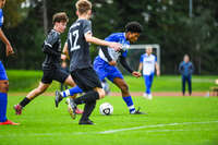 11.10.2026, Bad Wörishofen, Bayern, Deutschland. U19 (A-Jun.) Kreisklasse Allgäu – Nord: FC Bad Wörishofen U19 gegen JFG Wertachtal U19. Spielort: Stadion Unteres Hart. Saison 2026/2027. Samuel Greil Correira (FC Bad Wörishofen) am Ball, mit dem Ball, in einer Spielszene