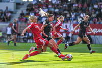 31.08.2026, München, Deutschland. Google Pixel Frauen-Bundesliga: FC Bayern München Frauen gegen 1. FSV Mainz 05 Frauen am FC Bayern Campus. Erstes Heimspiel des FC Bayern München in der Saison 2026/27. Pernille Harder (FC Bayern Frauen)