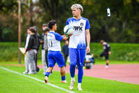 11.10.2026, Bad Wörishofen, Bayern, Deutschland. U19 (A-Jun.) Kreisklasse Allgäu – Nord: FC Bad Wörishofen U19 gegen JFG Wertachtal U19. Spielort: Stadion Unteres Hart. Saison 2026/2027. Pedro Stojan (FC Bad Wörishofen) am Ball, mit dem Ball, in einer Spielszene