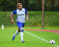 11.10.2026, Bad Wörishofen, Bayern, Deutschland. A-Klasse Allgäu 2: FC Bad Wörishofen II gegen TSV 1913 Ettringen. Spielort: Stadion Unteres Hart. 12. Spieltag der A-Klasse Allgäu 2, Saison 2026/2027. Tesfom Eyob (FC Bad Wörishofen) beim Laufen, im Sprint, in einer Laufszene