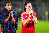 22.09.2026, Unterhaching, Deutschland. UEFA Women's Champions League, 1. Spieltag der Ligaphase: FC Bayern München Frauen gegen Manchester City. UWCL-Auftakt der FC Bayern Frauen und erstes UWCL-Pflichtspiel im neuen Zuhause Sportpark Unterhaching. Sarah Zadrazil (FC Bayern Frauen)