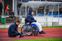 11.10.2026, Bad Wörishofen, Bayern, Deutschland. U19 (A-Jun.) Kreisklasse Allgäu – Nord: FC Bad Wörishofen U19 gegen JFG Wertachtal U19. Spielort: Stadion Unteres Hart. Saison 2026/2027. Bruder von Besart Veselaj (FC Bad Wörishofen) nachdenklich, ernst, fokussiert