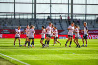 31.08.2026, München, Deutschland. Google Pixel Frauen-Bundesliga: FC Bayern München Frauen gegen 1. FSV Mainz 05 Frauen am FC Bayern Campus. Erstes Heimspiel des FC Bayern München in der Saison 2026/27. Mainz 05 Frauen wärmen sich vor dem Spiel auf.