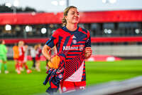 31.08.2026, München, Deutschland. Google Pixel Frauen-Bundesliga: FC Bayern München Frauen gegen 1. FSV Mainz 05 Frauen am FC Bayern Campus. Erstes Heimspiel des FC Bayern München in der Saison 2026/27. Barbara Dunst (FC Bayern Frauen)