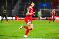 22.09.2026, Unterhaching, Deutschland. UEFA Women's Champions League, 1. Spieltag der Ligaphase: FC Bayern München Frauen gegen Manchester City. UWCL-Auftakt der FC Bayern Frauen und erstes UWCL-Pflichtspiel im neuen Zuhause Sportpark Unterhaching. Jovana Damnjanović (FC Bayern Frauen)