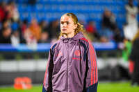 22.09.2026, Unterhaching, Deutschland. UEFA Women's Champions League, 1. Spieltag der Ligaphase: FC Bayern München Frauen gegen Manchester City. UWCL-Auftakt der FC Bayern Frauen und erstes UWCL-Pflichtspiel im neuen Zuhause Sportpark Unterhaching. Sophie Proost (FC Bayern Frauen)