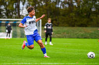 11.10.2026, Bad Wörishofen, Bayern, Deutschland. U19 (A-Jun.) Kreisklasse Allgäu – Nord: FC Bad Wörishofen U19 gegen JFG Wertachtal U19. Spielort: Stadion Unteres Hart. Saison 2026/2027. Fabio Hellwagner (FC Bad Wörishofen) nachdenklich, ernst, fokussiert