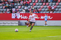 31.08.2026, München, Deutschland. Google Pixel Frauen-Bundesliga: FC Bayern München Frauen gegen 1. FSV Mainz 05 Frauen am FC Bayern Campus. Erstes Heimspiel des FC Bayern München in der Saison 2026/27. Mainz 05 Frauen wärmen sich vor dem Spiel auf.