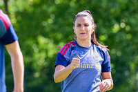 19.08.2026, München, Deutschland. Google Pixel Frauen-Bundesliga: Die FC Bayern Frauen absolvieren auf dem FC Bayern Campus eine Trainingseinheit vor dem Bundesliga-Saisonauftakt gegen den 1. FC Union Berlin. Jovana Damnjanovic (FC Bayern Frauen)
