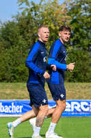 19.07.2026, Bad Wörishofen, Deutschland. 2. Bundesliga: Der SV Darmstadt 98 startet mit der ersten Trainingseinheit in das Sommertrainingslager. Kai Klefisch (SV Darmstadt 98), Matej Maglica (SV Darmstadt 98)