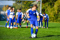 04.10.2026, Bad Wörishofen, Deutschland. U19 (A-Jun.) Kreisklasse Allgäu - Nord: FC Bad Wörishofen U19 gegen SG Unterrieden U19. Spielort: Stadion Am Unteren Hart. Niklas Lichtenberg (FC Bad Wörishofen) beim Schuss, beim Abschluss, bei der Schussabgabe