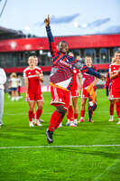 31.08.2026, München, Deutschland. Google Pixel Frauen-Bundesliga: FC Bayern München Frauen gegen 1. FSV Mainz 05 Frauen am FC Bayern Campus. Erstes Heimspiel des FC Bayern München in der Saison 2026/27. Bernadette Amani (FC Bayern Frauen)