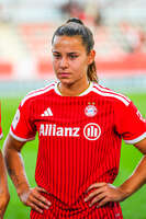 06.09.2026, München, Deutschland. Google Pixel Frauen-Bundesliga: FC Bayern München Frauen gegen SC Freiburg Frauen am FC Bayern Campus. Lena Oberdorf (FC Bayern Frauen)