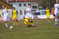 28.03.2026, Mindelheim (Deutschland): Spiel der Kreisliga Allgäu Nord zwischen dem TSV Mindelheim und dem FSV Lamerdingen im Julius-Strohmayer-Stadion.