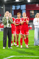 31.08.2026, München, Deutschland. Google Pixel Frauen-Bundesliga: FC Bayern München Frauen gegen 1. FSV Mainz 05 Frauen am FC Bayern Campus. Erstes Heimspiel des FC Bayern München in der Saison 2026/27. Katharina Naschenweng (FC Bayern Frauen)