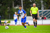 11.10.2026, Bad Wörishofen, Bayern, Deutschland. U19 (A-Jun.) Kreisklasse Allgäu – Nord: FC Bad Wörishofen U19 gegen JFG Wertachtal U19. Spielort: Stadion Unteres Hart. Saison 2026/2027. Abdul (FC Bad Wörishofen) am Ball, mit dem Ball, in einer Spielszene
