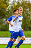 11.10.2026, Bad Wörishofen, Bayern, Deutschland. U19 (A-Jun.) Kreisklasse Allgäu – Nord: FC Bad Wörishofen U19 gegen JFG Wertachtal U19. Spielort: Stadion Unteres Hart. Saison 2026/2027. Niklas Lichtenberg (FC Bad Wörishofen) beim Jubel, jubelnd, feiernd