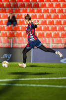 22.09.2026, Unterhaching, Deutschland. UEFA Women's Champions League, 1. Spieltag der Ligaphase: FC Bayern München Frauen gegen Manchester City. UWCL-Auftakt der FC Bayern Frauen und erstes UWCL-Pflichtspiel im neuen Zuhause Sportpark Unterhaching. Ena Mahmutovic (FC Bayern Frauen)