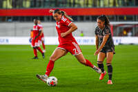 31.08.2026, München, Deutschland. Google Pixel Frauen-Bundesliga: FC Bayern München Frauen gegen 1. FSV Mainz 05 Frauen am FC Bayern Campus. Erstes Heimspiel des FC Bayern München in der Saison 2026/27. Vanessa Gilles (FC Bayern Frauen)
