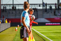 31.08.2026, München, Deutschland. Google Pixel Frauen-Bundesliga: FC Bayern München Frauen gegen 1. FSV Mainz 05 Frauen am FC Bayern Campus. Erstes Heimspiel des FC Bayern München in der Saison 2026/27. Giulia Gwinn (FC Bayern Frauen)