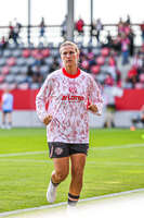 31.08.2026, München, Deutschland. Google Pixel Frauen-Bundesliga: FC Bayern München Frauen gegen 1. FSV Mainz 05 Frauen am FC Bayern Campus. Erstes Heimspiel des FC Bayern München in der Saison 2026/27. Mainz 05 Frauen wärmen sich vor dem Spiel auf.
