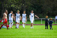 03.10.2026, Mindelheim, Deutschland. Kreisliga Allgäu Nord: TSV Mindelheim gegen (SG) Sontheim/Westerheim. Spielort: Julius-Strohmayer Stadion. Thomas Barbe (TSV Mindelheim) fröhlich, gut gelaunt, lachend