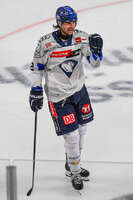 09.10.2026, München, Deutschland. PENNY DEL, Deutsche Eishockey Liga, Saison 2026/27, 7. Spieltag: EHC Red Bull München gegen ERC Ingolstadt im SAP Garden in München. Sam Ruopp (ERC Ingolstadt) beim Jubel, jubelnd, feiernd