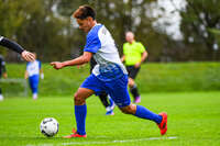 11.10.2026, Bad Wörishofen, Bayern, Deutschland. U19 (A-Jun.) Kreisklasse Allgäu – Nord: FC Bad Wörishofen U19 gegen JFG Wertachtal U19. Spielort: Stadion Unteres Hart. Saison 2026/2027. Julian Bleyer (FC Bad Wörishofen) nachdenklich, ernst, fokussiert