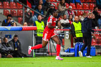 22.09.2026, Unterhaching, Deutschland. UEFA Women's Champions League, 1. Spieltag der Ligaphase: FC Bayern München Frauen gegen Manchester City. UWCL-Auftakt der FC Bayern Frauen und erstes UWCL-Pflichtspiel im neuen Zuhause Sportpark Unterhaching. Edna Imade (FC Bayern Frauen)