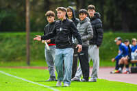 11.10.2026, Bad Wörishofen, Bayern, Deutschland. U19 (A-Jun.) Kreisklasse Allgäu – Nord: FC Bad Wörishofen U19 gegen JFG Wertachtal U19. Spielort: Stadion Unteres Hart. Saison 2026/2027. Aaron Rückl (JFG Wertachtal) nachdenklich, ernst, fokussiert