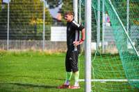 03.10.2026, Mindelheim, Deutschland. Kreisliga Allgäu Nord: TSV Mindelheim gegen (SG) Sontheim/Westerheim. Spielort: Julius-Strohmayer Stadion. Manuel Zech (TSV Mindelheim) nachdenklich, ernst, fokussiert