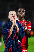 22.09.2026, Unterhaching, Deutschland. UEFA Women's Champions League, 1. Spieltag der Ligaphase: FC Bayern München Frauen gegen Manchester City. UWCL-Auftakt der FC Bayern Frauen und erstes UWCL-Pflichtspiel im neuen Zuhause Sportpark Unterhaching. Pernille Harder (FC Bayern Frauen)